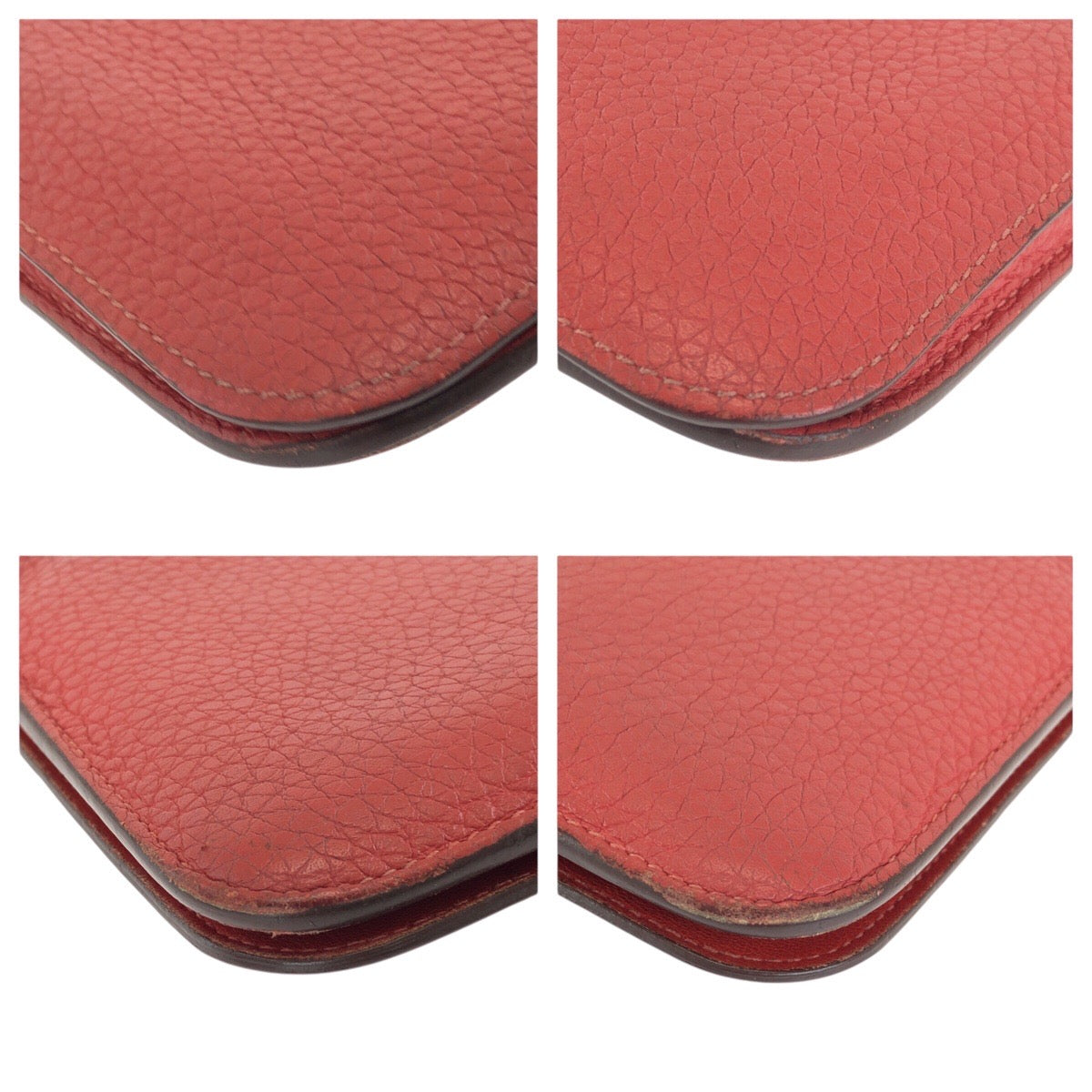 24499
HERMES エルメス ドゴン GM ルージュトマト レッド ゴールド金具 トゴ 長財布 ロングウォレット T刻印 レディース ABP32
