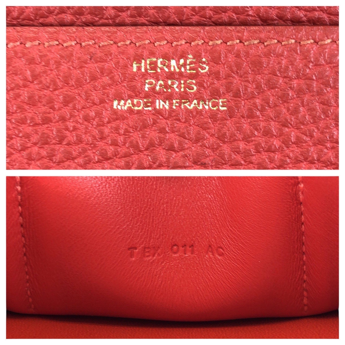 24499
HERMES エルメス ドゴン GM ルージュトマト レッド ゴールド金具 トゴ 長財布 ロングウォレット T刻印 レディース ABP32