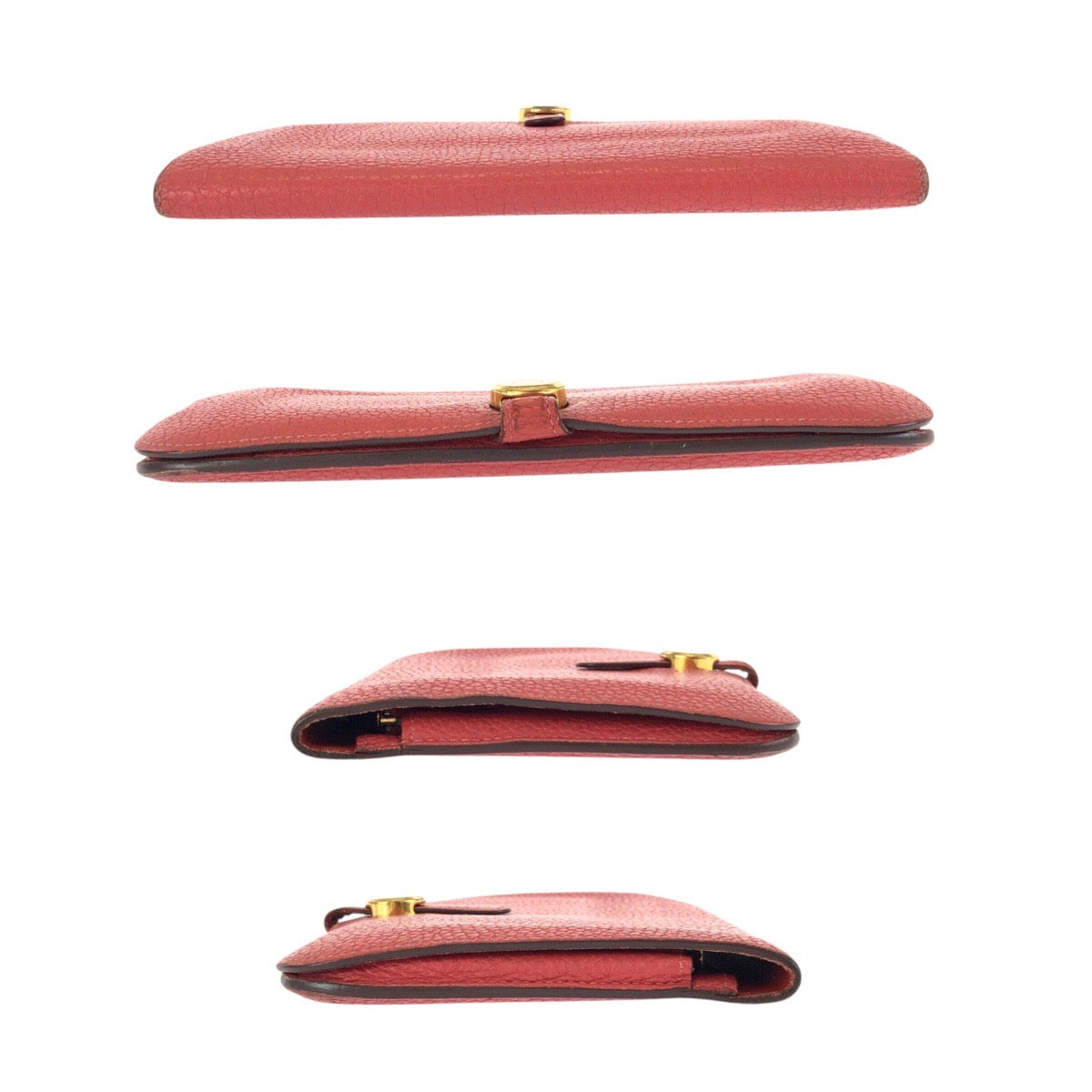 24499
HERMES エルメス ドゴン GM ルージュトマト レッド ゴールド金具 トゴ 長財布 ロングウォレット T刻印 レディース ABP32