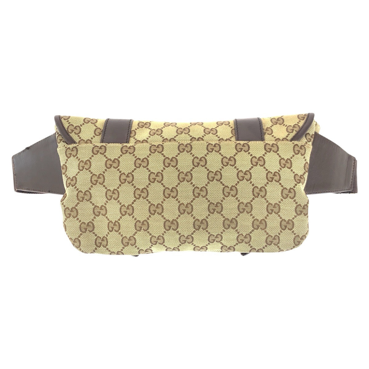 24505
GUCCI グッチ ベージュ ブラウン シルバー金具 GGキャンバス / レザー 145851 ボディバッグ ウエストバッグ レディース ABP28
