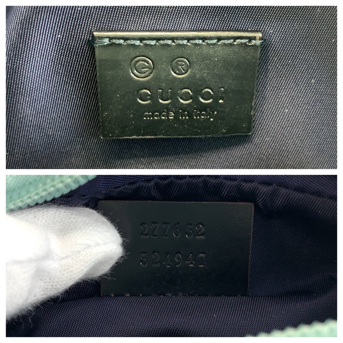 24506
GUCCI グッチ グッチシマ ミントブルー レザー 277652 ポーチ 化粧ポーチ レディース A22
