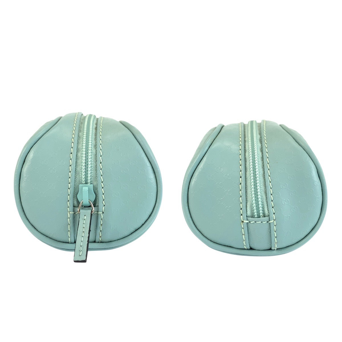 24506
GUCCI グッチ グッチシマ ミントブルー レザー 277652 ポーチ 化粧ポーチ レディース A22