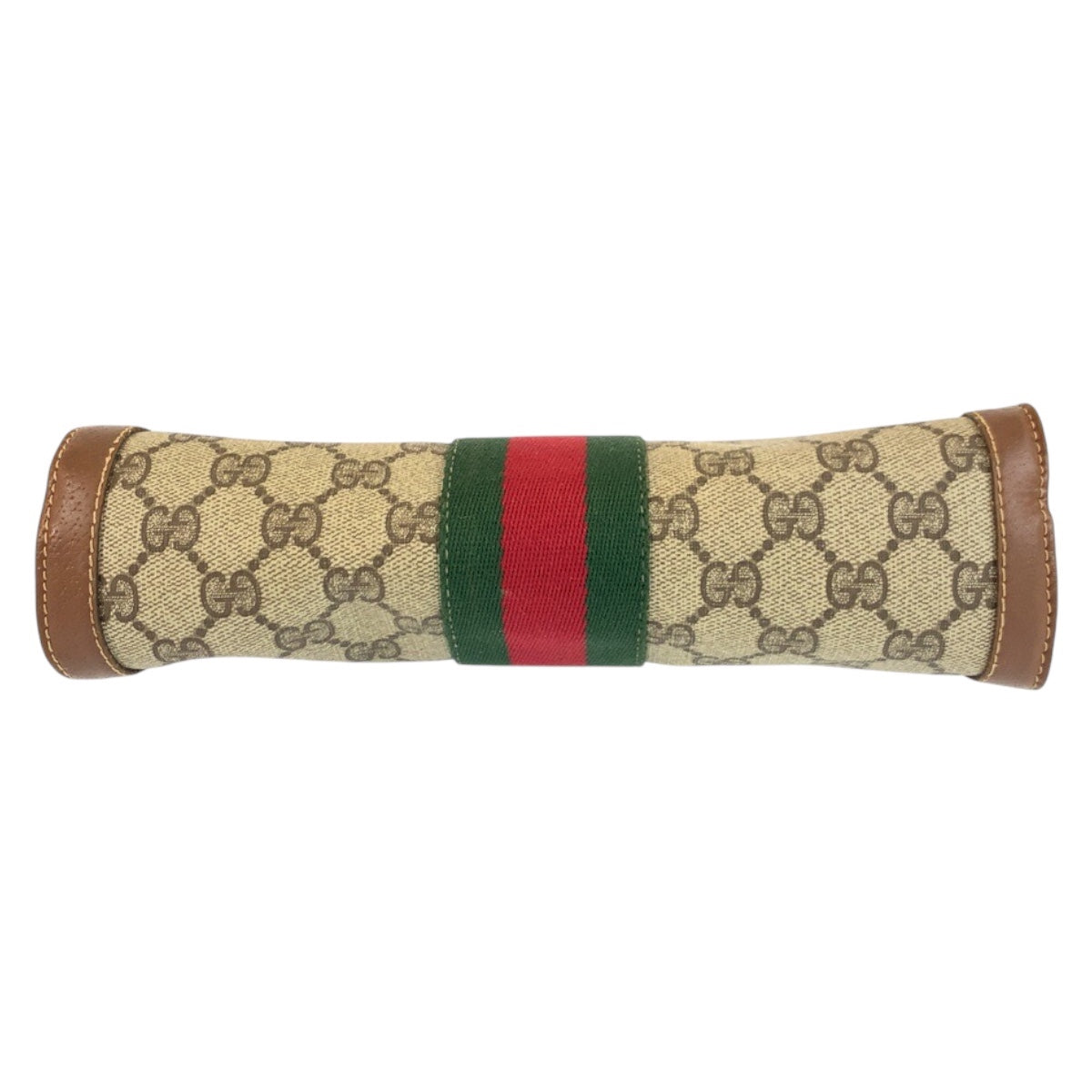 24507
GUCCI グッチ ヴィンテージ シェリーライン ベージュ ブラウン GGスプリームキャンバス / レザー 010 378 クラッチバッグ セカンドバッグ メンズ AB14