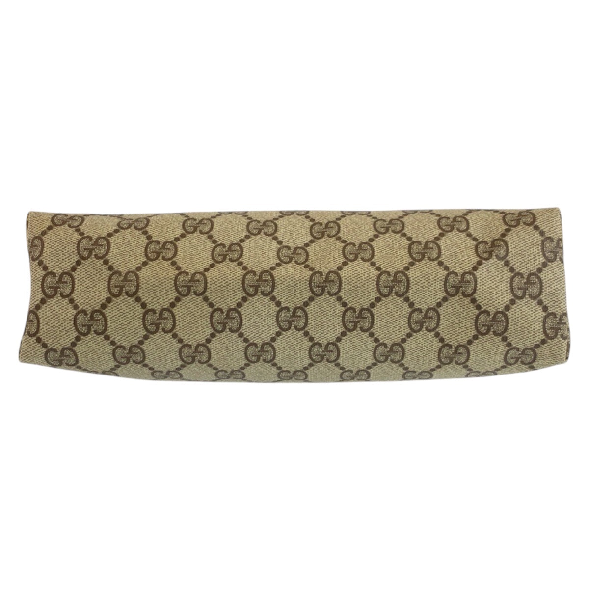 24511
GUCCI グッチ ヴィンテージ ベージュ ブラウン GGスプリームキャンバス 156 01 045 クラッチバッグ ポーチ レディース ABP12