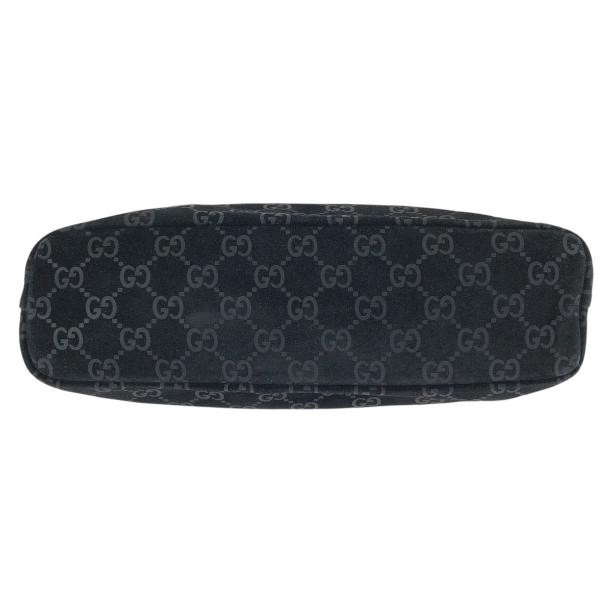 24513
GUCCI グッチ GG柄 ブラック 黒 シルバー金具 スウェード 000 0801 ハンドバッグ トートバッグ レディース AB40