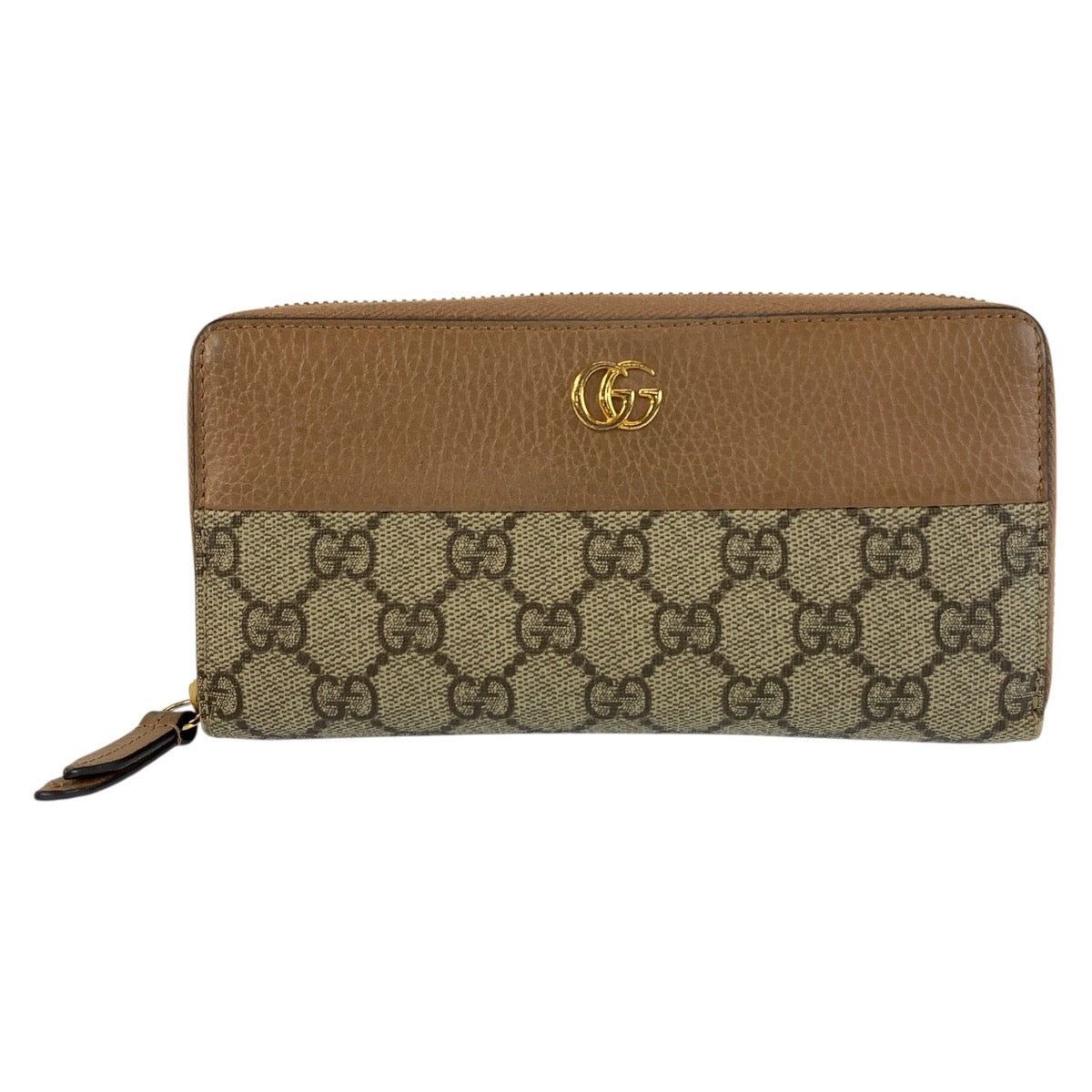 24514
GUCCI グッチ GGマーモント ベージュ ゴールド金具 GGスプリームキャンバス / レザー 456117 長財布 ロングウォレット レディース ABP20