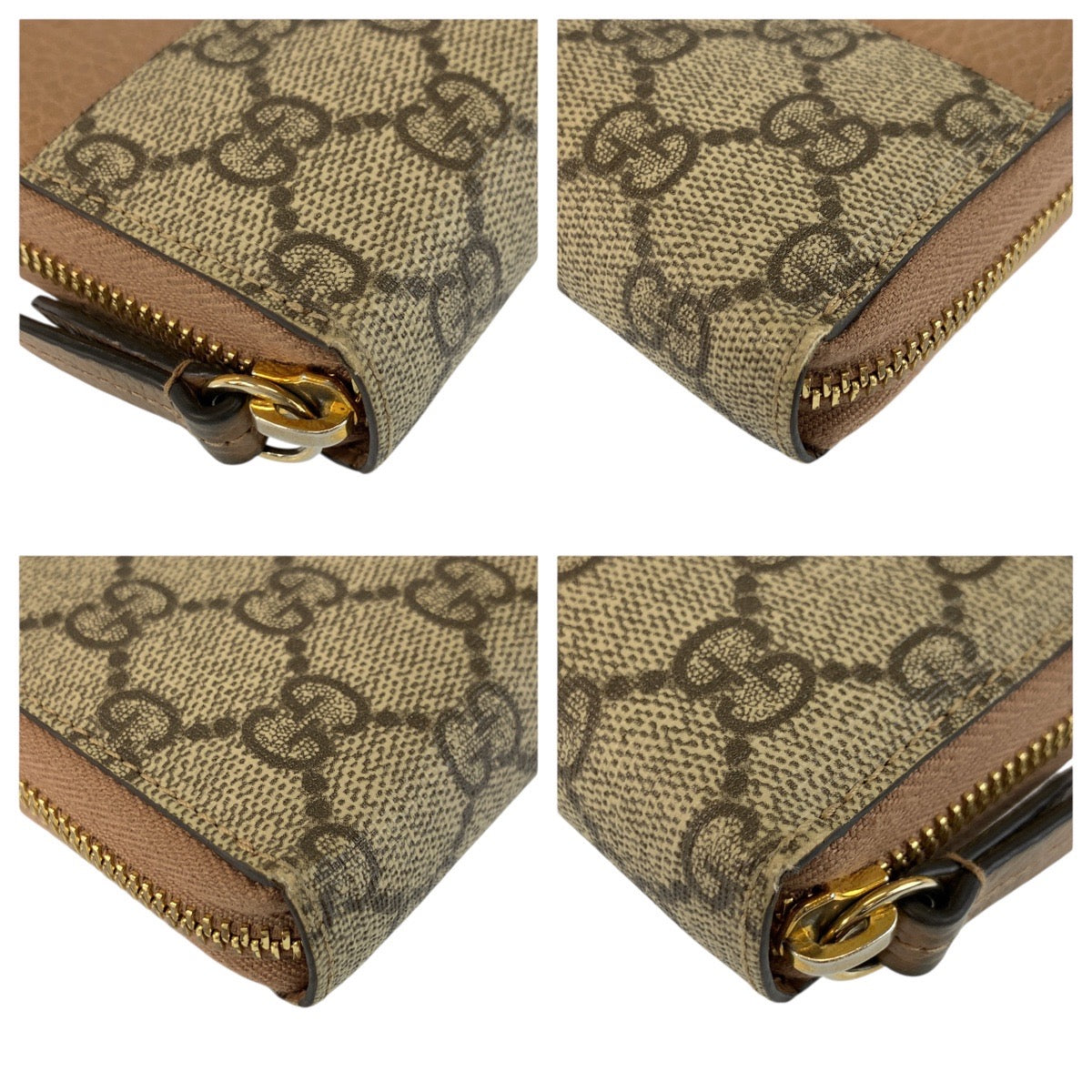 24514
GUCCI グッチ GGマーモント ベージュ ゴールド金具 GGスプリームキャンバス / レザー 456117 長財布 ロングウォレット レディース ABP20