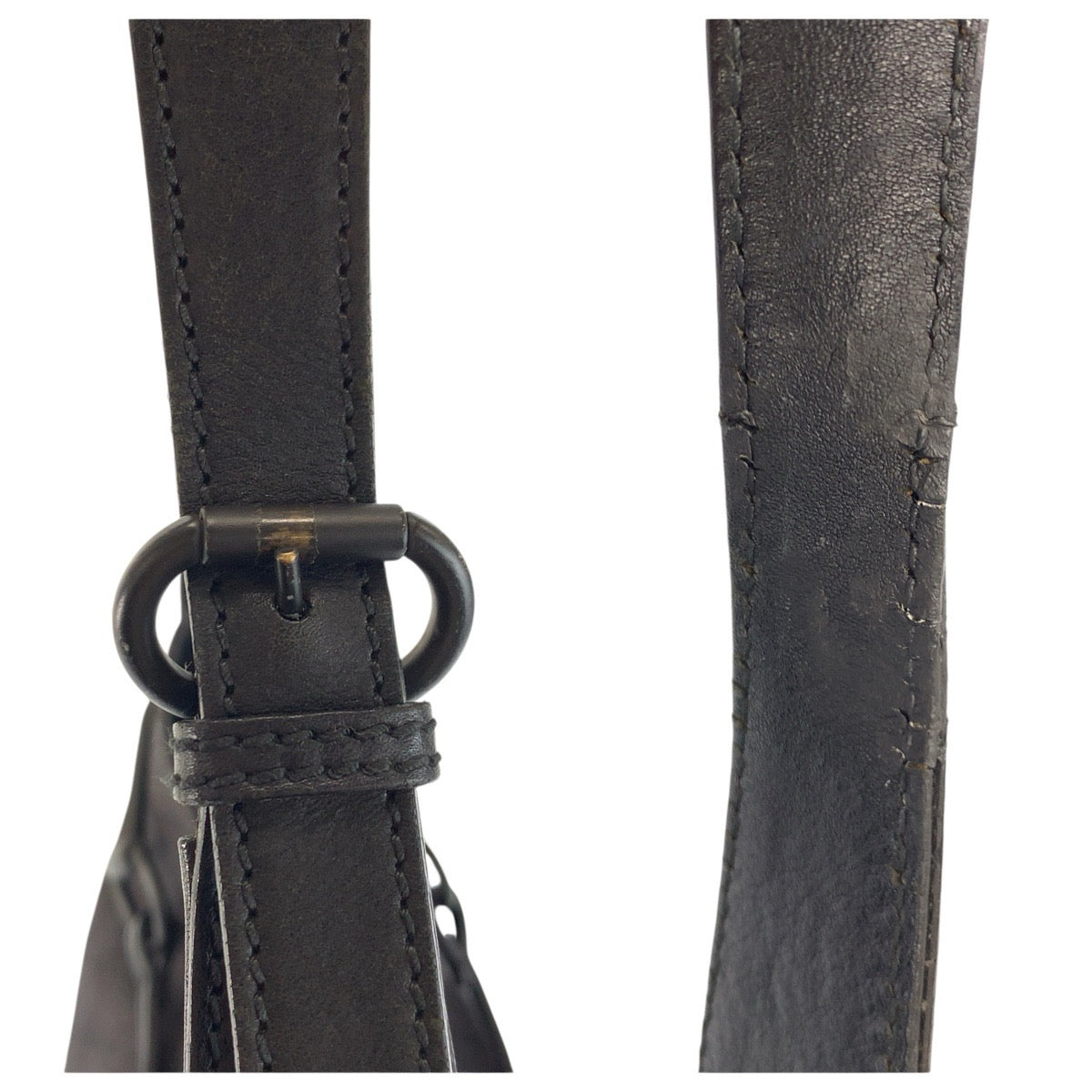 24519
GUCCI グッチ ブラック 黒 GGキャンバス / レザー 101975 ホーボー ショルダーバッグ レディース AB22