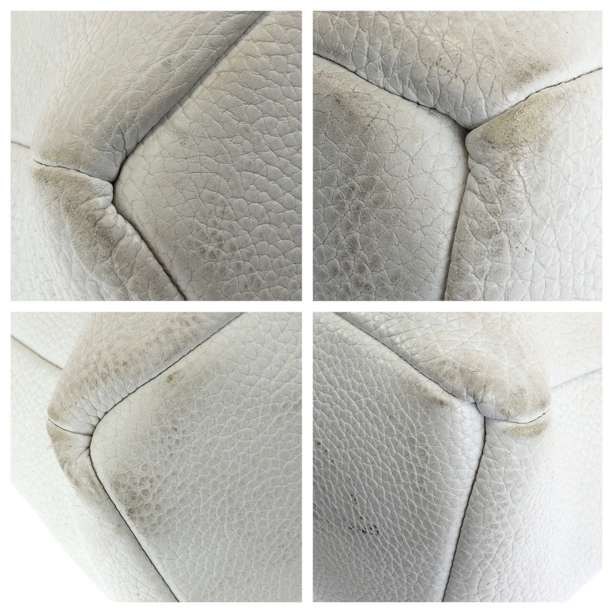 24527
BOTTEGAVENETA ボッテガヴェネタ イントレチャート ホワイト シルバー金具 レザー 149055 トートバッグ ハンドバッグ レディース ABP40
