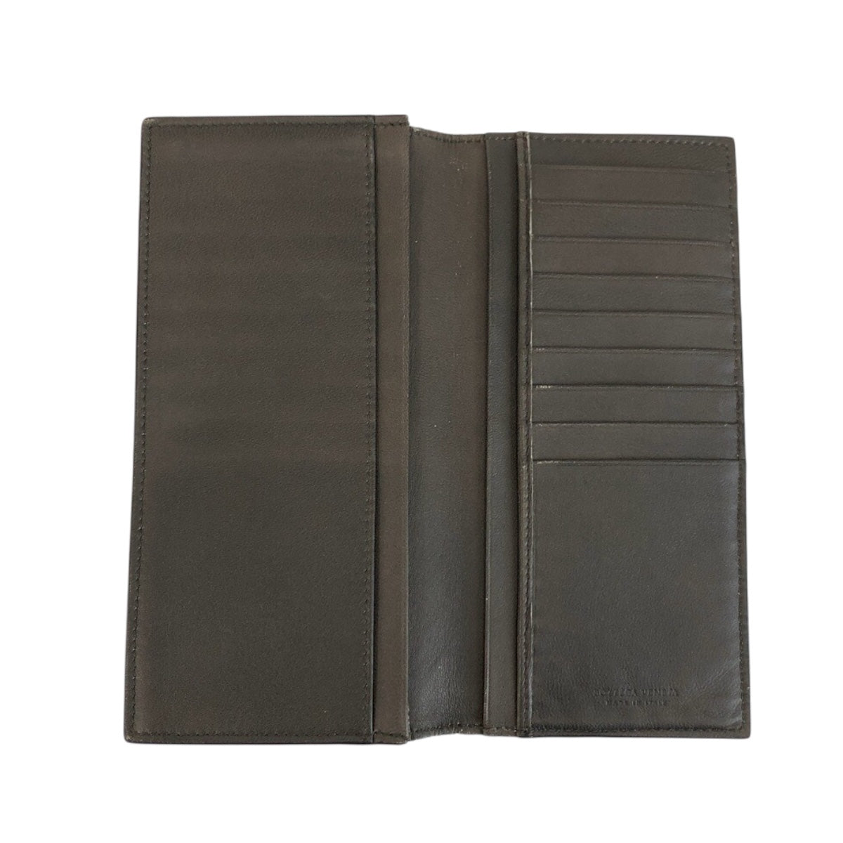 24529
BOTTEGAVENETA ボッテガヴェネタ イントレチャート グレー レザー V7782 長財布 札入れ メンズ ABP12