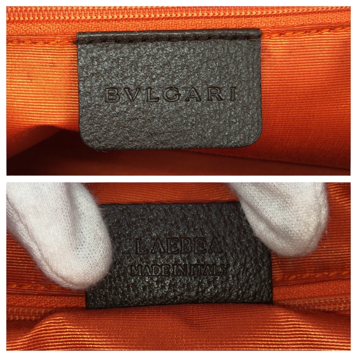 24530
BVLGARI ブルガリ ロゴマニア ロリータ ダークブラウン シルバー金具 キャンバス / レザー ショルダーバッグ トートバッグ レディース ABP20
