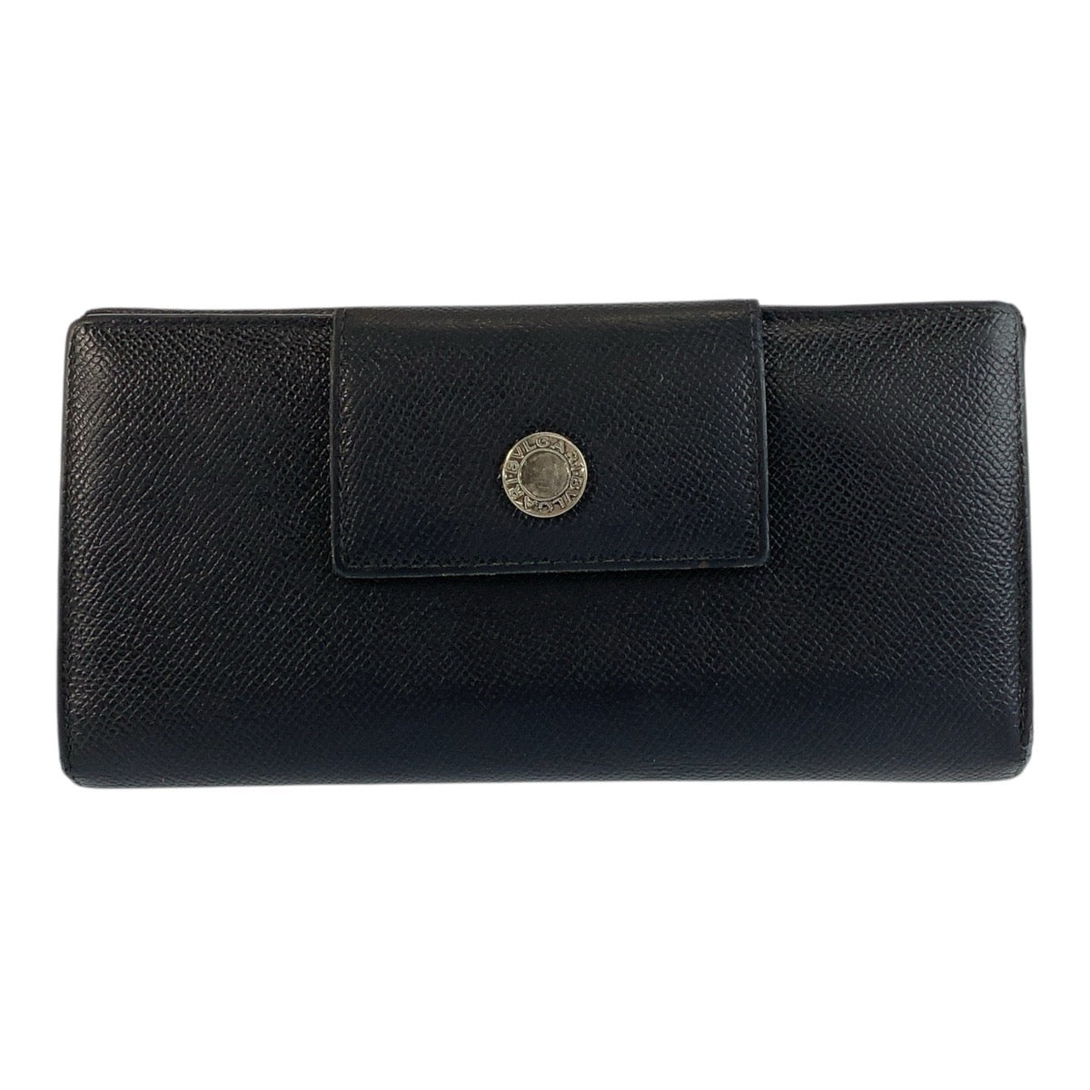 24531
BVLGARI ブルガリ クラシコ ブラック 黒 シルバー金具 レザー 長財布 ロングウォレット メンズ ABP12