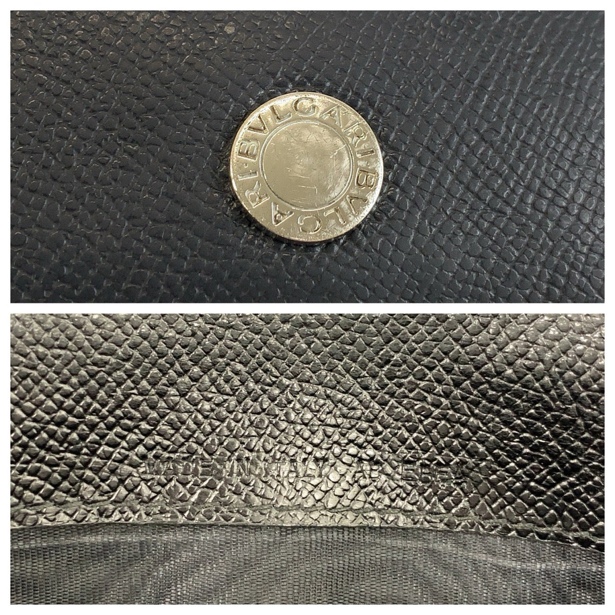 24531
BVLGARI ブルガリ クラシコ ブラック 黒 シルバー金具 レザー 長財布 ロングウォレット メンズ ABP12
