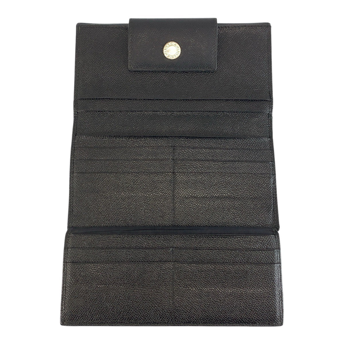 24531
BVLGARI ブルガリ クラシコ ブラック 黒 シルバー金具 レザー 長財布 ロングウォレット メンズ ABP12