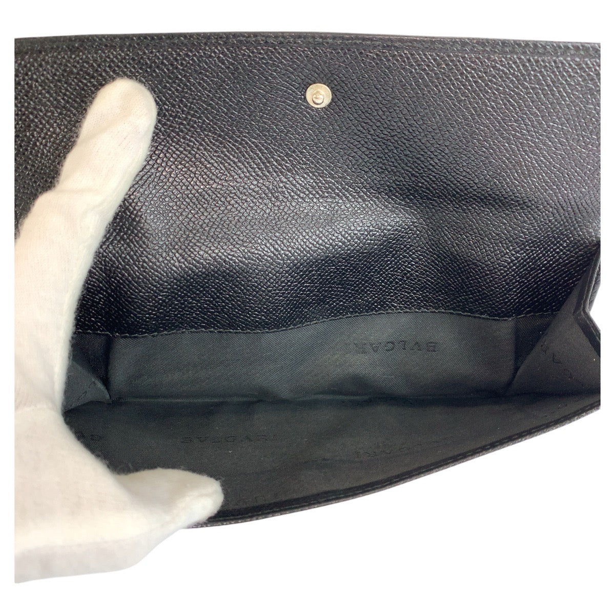 24531
BVLGARI ブルガリ クラシコ ブラック 黒 シルバー金具 レザー 長財布 ロングウォレット メンズ ABP12