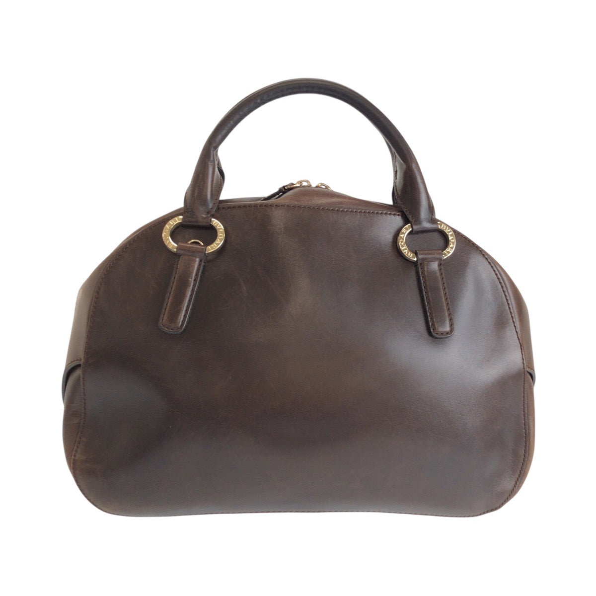 24533
BVLGARI ブルガリ レオーニ ブラウン シルバー金具 レザー PFEGEL ハンドバッグ ショルダーバッグ 2WAY レディース AB20
