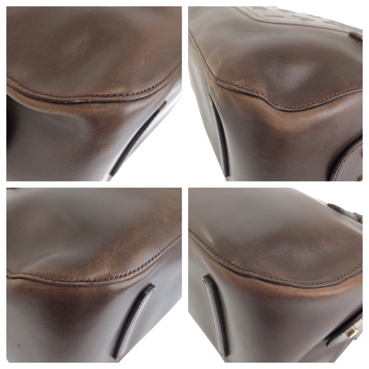 24533
BVLGARI ブルガリ レオーニ ブラウン シルバー金具 レザー PFEGEL ハンドバッグ ショルダーバッグ 2WAY レディース AB20
