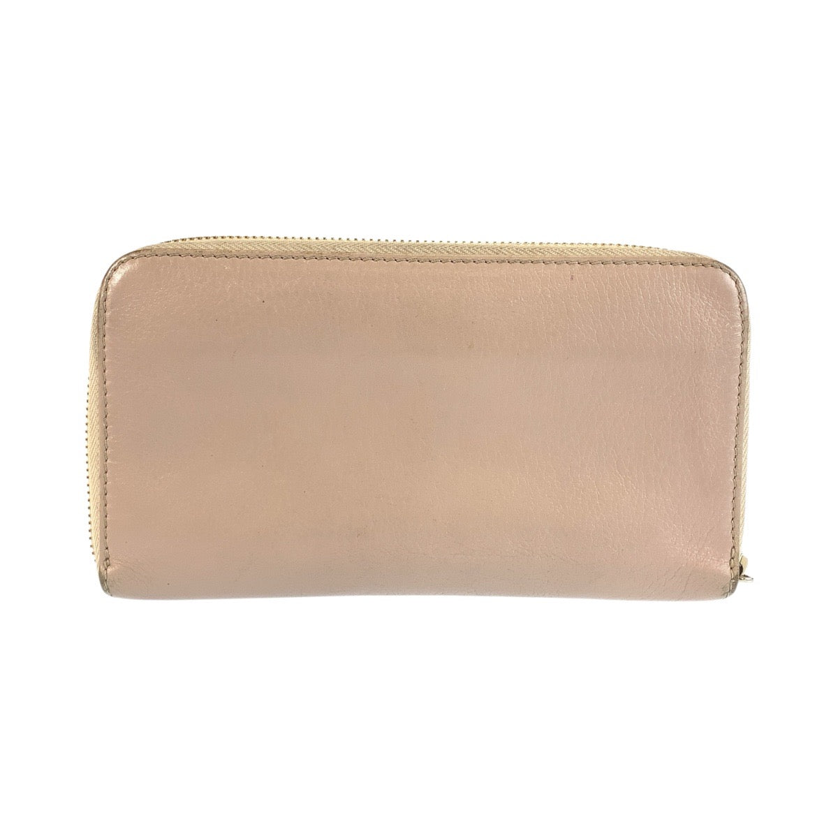 24543
Chloe クロエ リリィ リボン ベージュ ゴールド金具 レザー 長財布 ロングウォレット レディース AB7