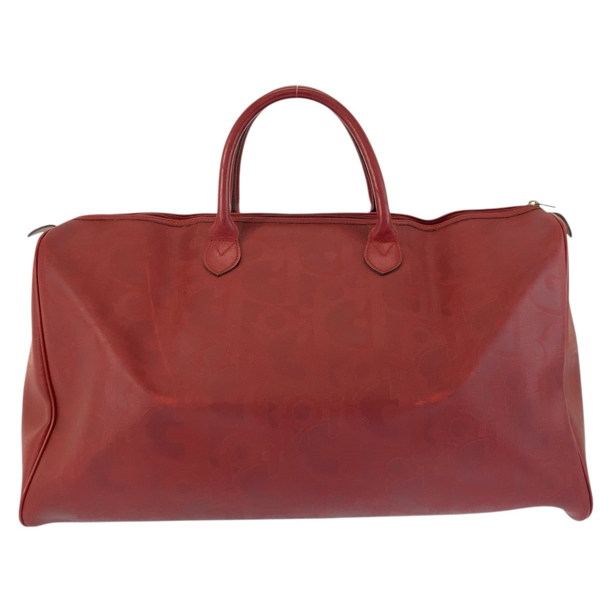24546
Christian Dior クリスチャンディオール ヴィンテージ トロッター レッド ゴールド金具 PVC ボストンバッグ ショルダーバッグ 2way レディース AB46