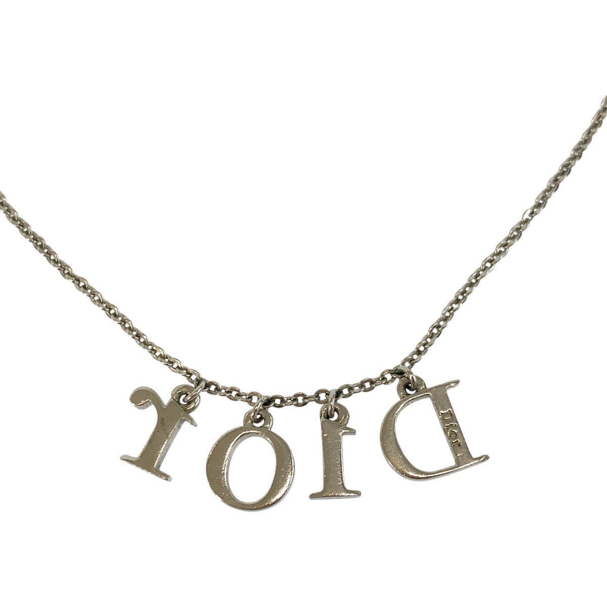 24547
Christian Dior クリスチャンディオール ヴィンテージ ロゴ スパンコール メッキ ネックレス レディース A15