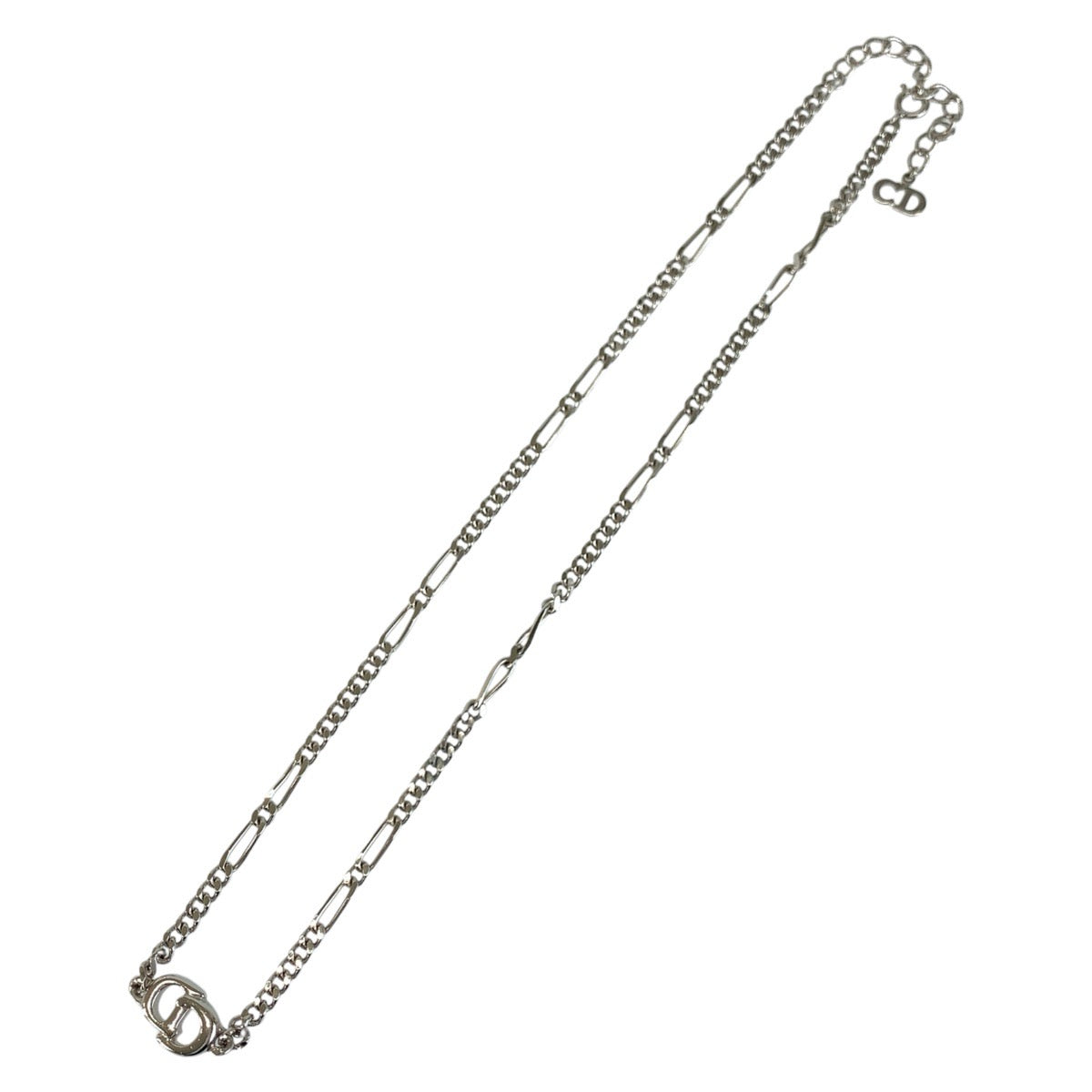 24549
Christian Dior クリスチャンディオール ヴィンテージ CDロゴ シルバー メッキ ネックレス レディース A15