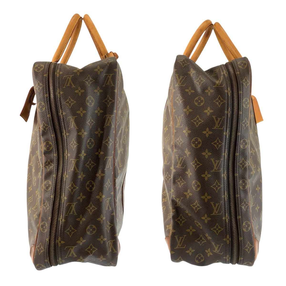 24553
LOUIS VUITTON ルイヴィトン モノグラム シリウス 55 ブラウン ゴールド金具 PVC / レザー M41404 ボストンバッグ 旅行バッグ メンズ B40