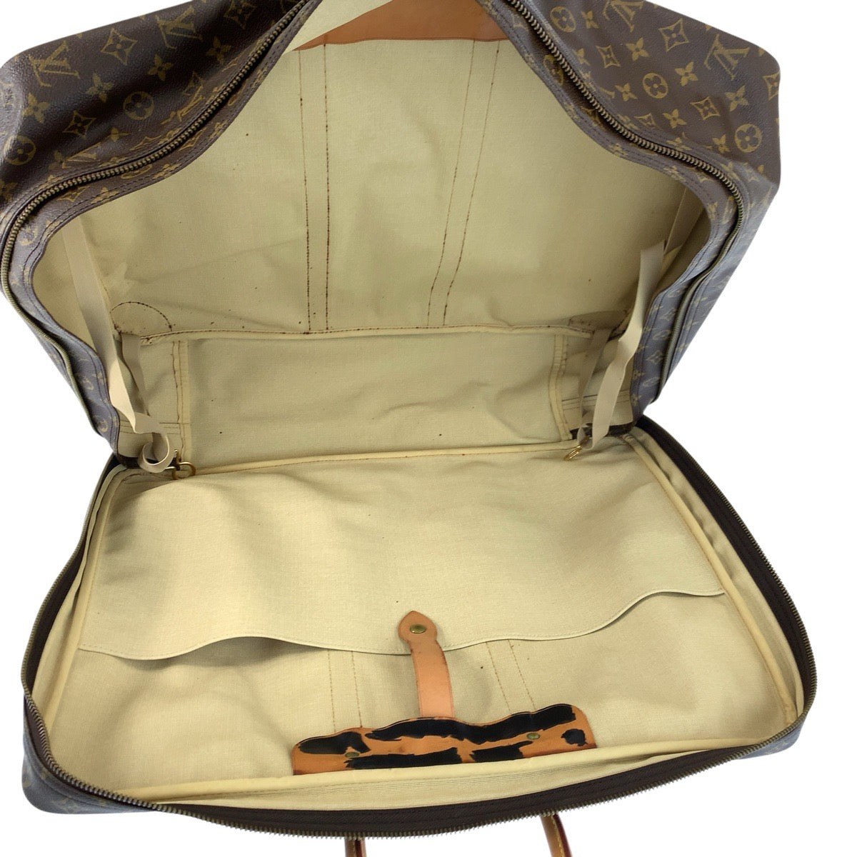 24553
LOUIS VUITTON ルイヴィトン モノグラム シリウス 55 ブラウン ゴールド金具 PVC / レザー M41404 ボストンバッグ 旅行バッグ メンズ B40
