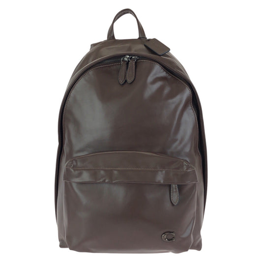 24558
COACH コーチ ホール バックパック ダークブラウン レザー CR757 リュックサック バックパック レディース A21