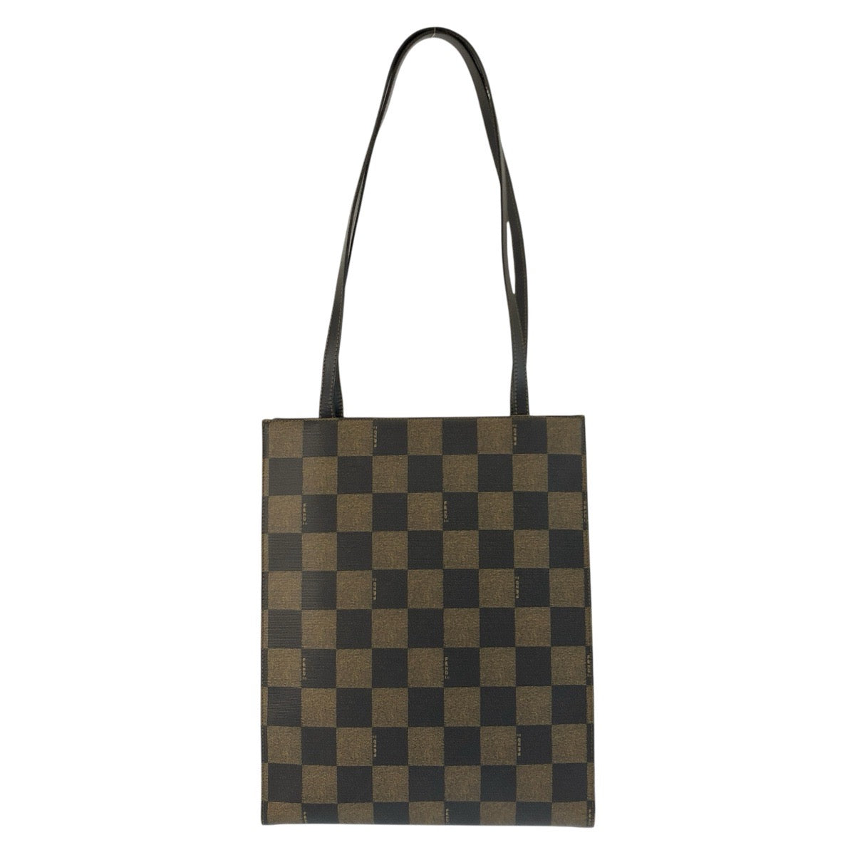 24560
FENDI フェンディ ヴィンテージ ペカン ブラウン ブラック PVC 279 259930 963 トートバッグ ショルダーバッグ レディース ABP40