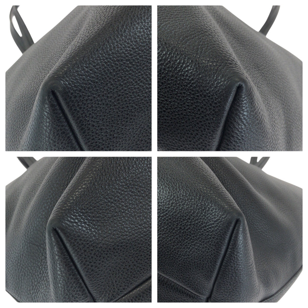 24561
Salvatore Ferragamo サルヴァトーレフェラガモ ガンチーニ ブラック 黒 シルバー金具 レザー AU-21/B502 トートバッグ レディース ABP12