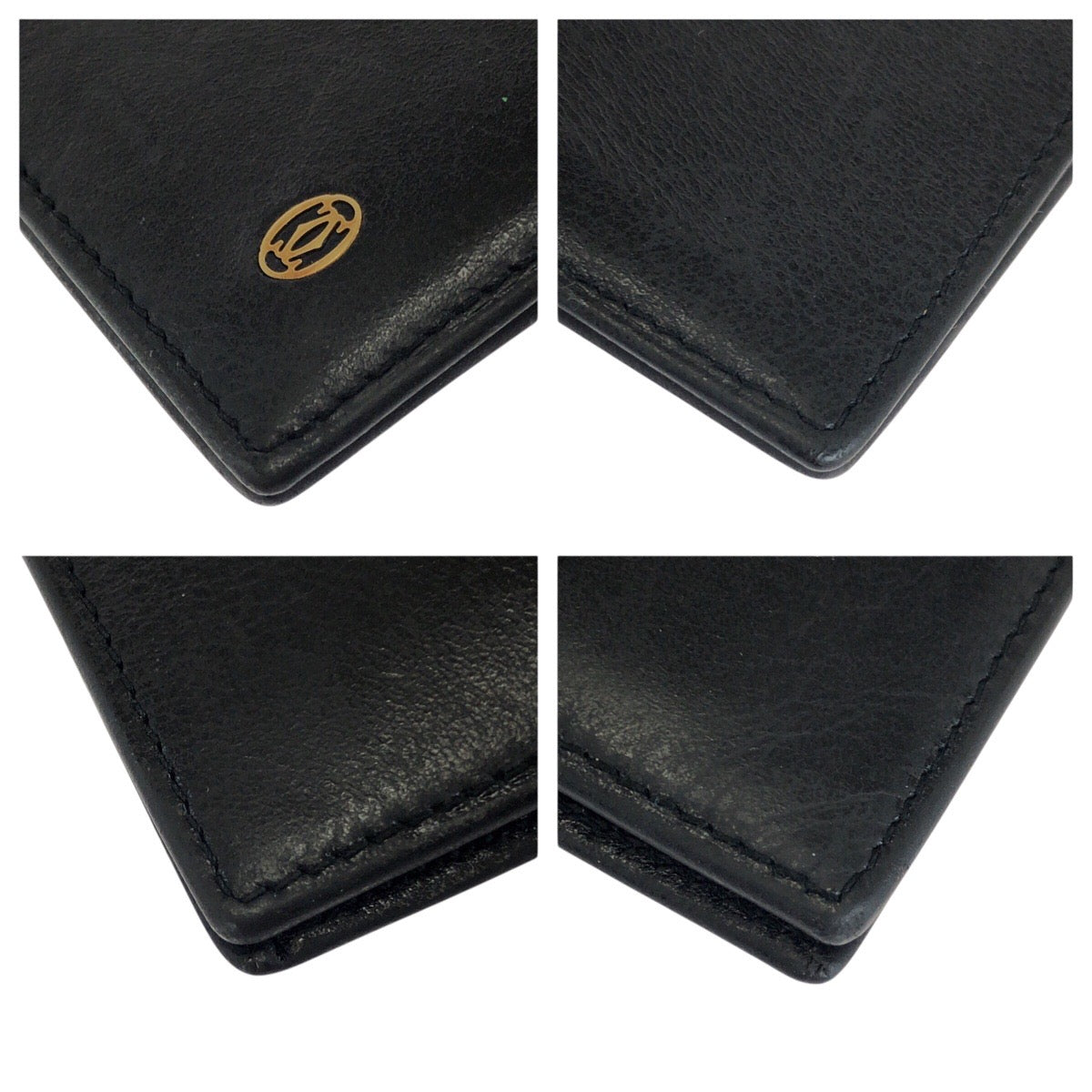 24566
CARTIER カルティエ パシャ ドゥ カルティエ ブラック 黒 ゴールド金具 レザー 長財布 ロングウォレット メンズ AB7