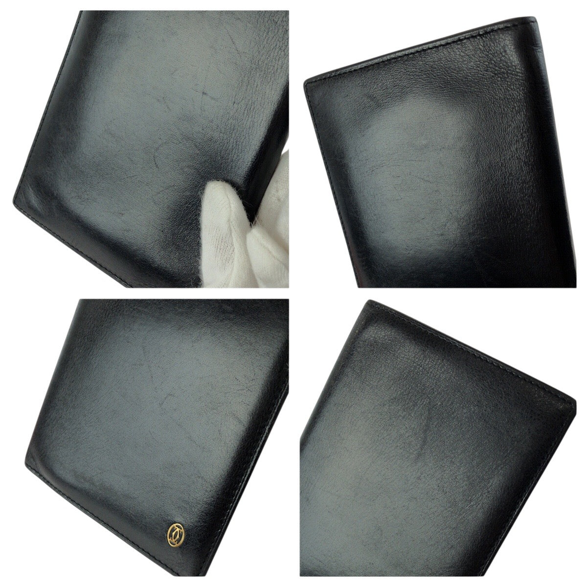 24566
CARTIER カルティエ パシャ ドゥ カルティエ ブラック 黒 ゴールド金具 レザー 長財布 ロングウォレット メンズ AB7