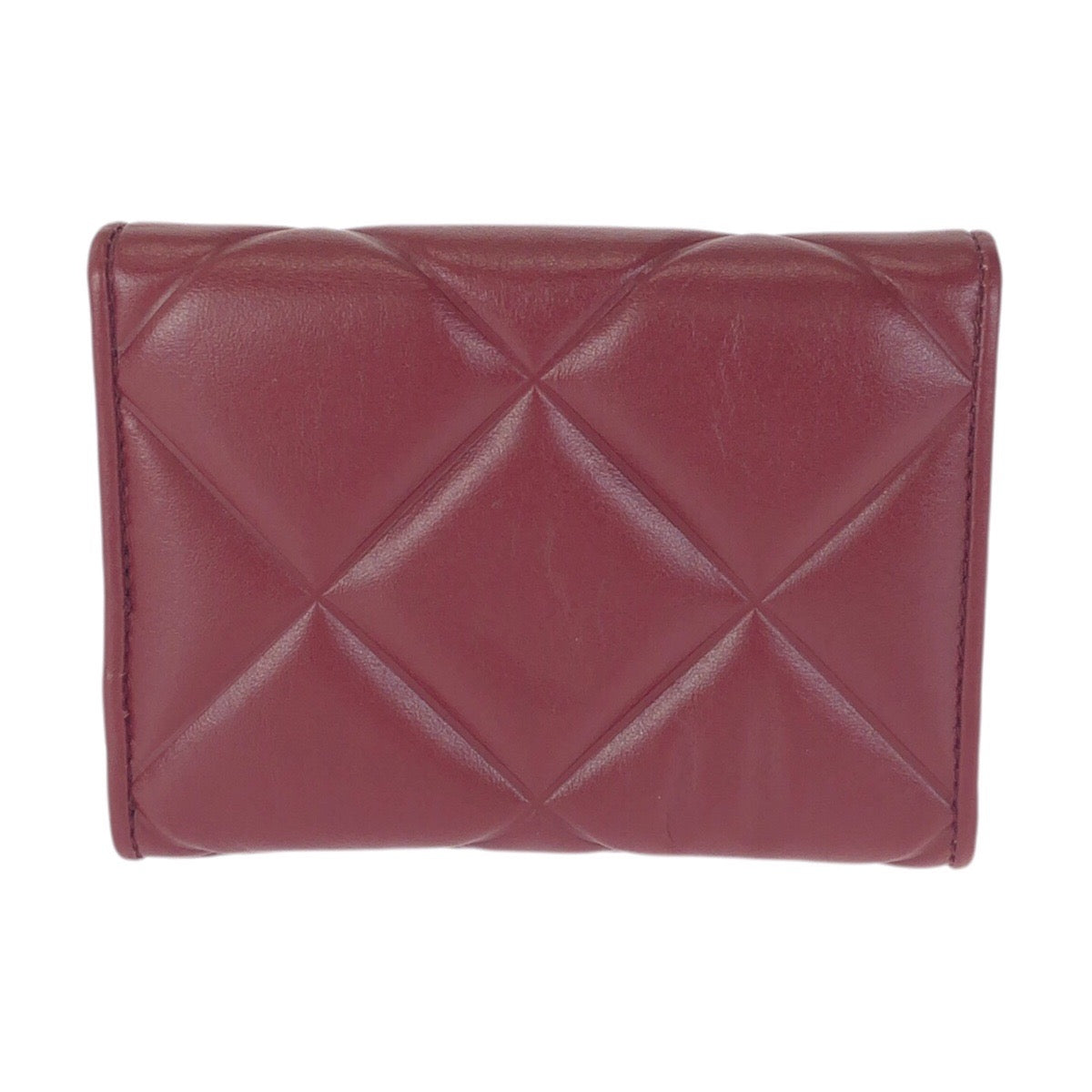 24568
Furla フルラ 1927 M ツイストクロージャー ワインレッド ボルドー シルバー金具 レザー PCW4ACO BX0183 折財布 コンパクトウォレット レディース A7