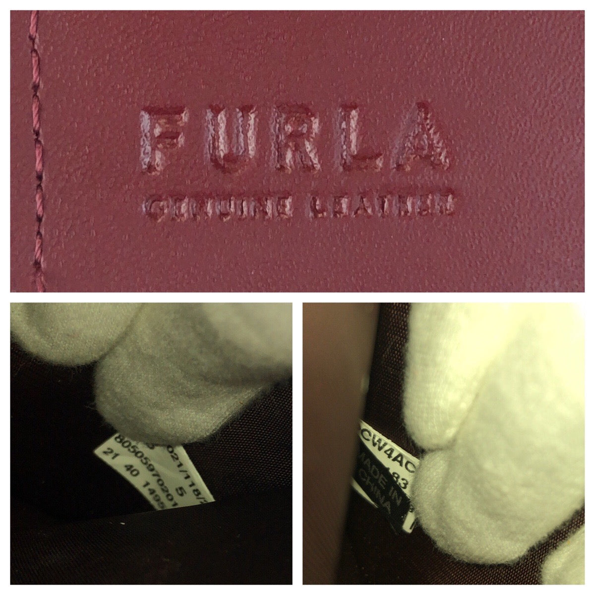24568
Furla フルラ 1927 M ツイストクロージャー ワインレッド ボルドー シルバー金具 レザー PCW4ACO BX0183 折財布 コンパクトウォレット レディース A7