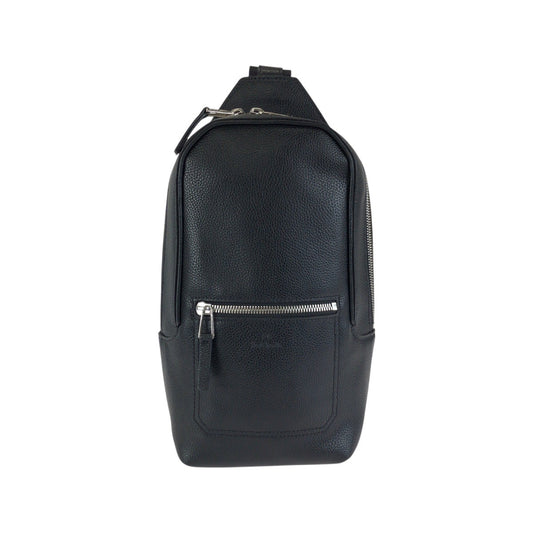 24569
Paul Smith ポール スミス ブラック 黒 シルバー金具 レザー ボディバッグ ショルダーバッグ メンズ A15