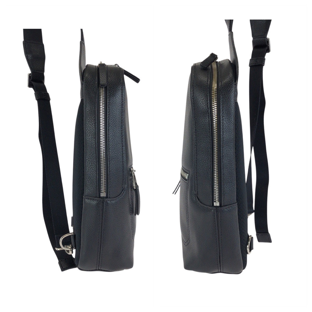 24569
Paul Smith ポール スミス ブラック 黒 シルバー金具 レザー ボディバッグ ショルダーバッグ メンズ A15