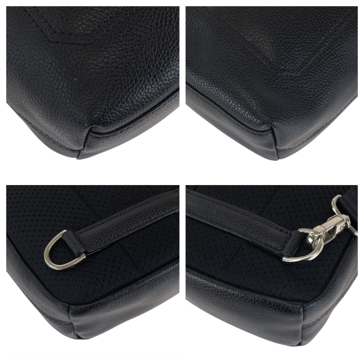 24569
Paul Smith ポール スミス ブラック 黒 シルバー金具 レザー ボディバッグ ショルダーバッグ メンズ A15