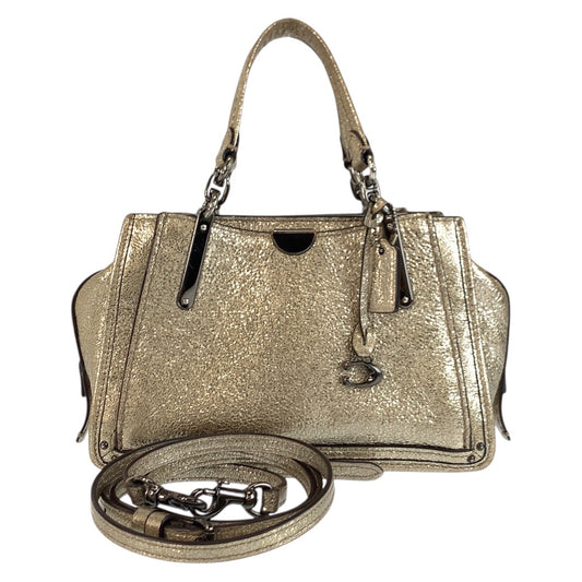 24607
COACH コーチ ドリーマー メタリックゴールド レザー G1892 38543 ハンドバッグ ショルダーバッグ 2way レディース ABP10