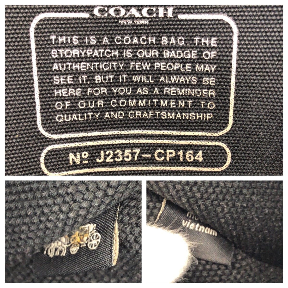 24608
COACH コーチ カーゴ トート ブラック 黒 シルバー金具 キャンバス CP164 トートバッグ ショルダーバッグ レディース B7