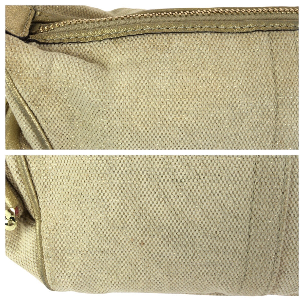 24610
COACH コーチ キャンバスタトゥー ベージュ ゴールド金具 キャンバス / レザー 42673 ハンドバッグ アクセサリーポーチ レディース ABP10