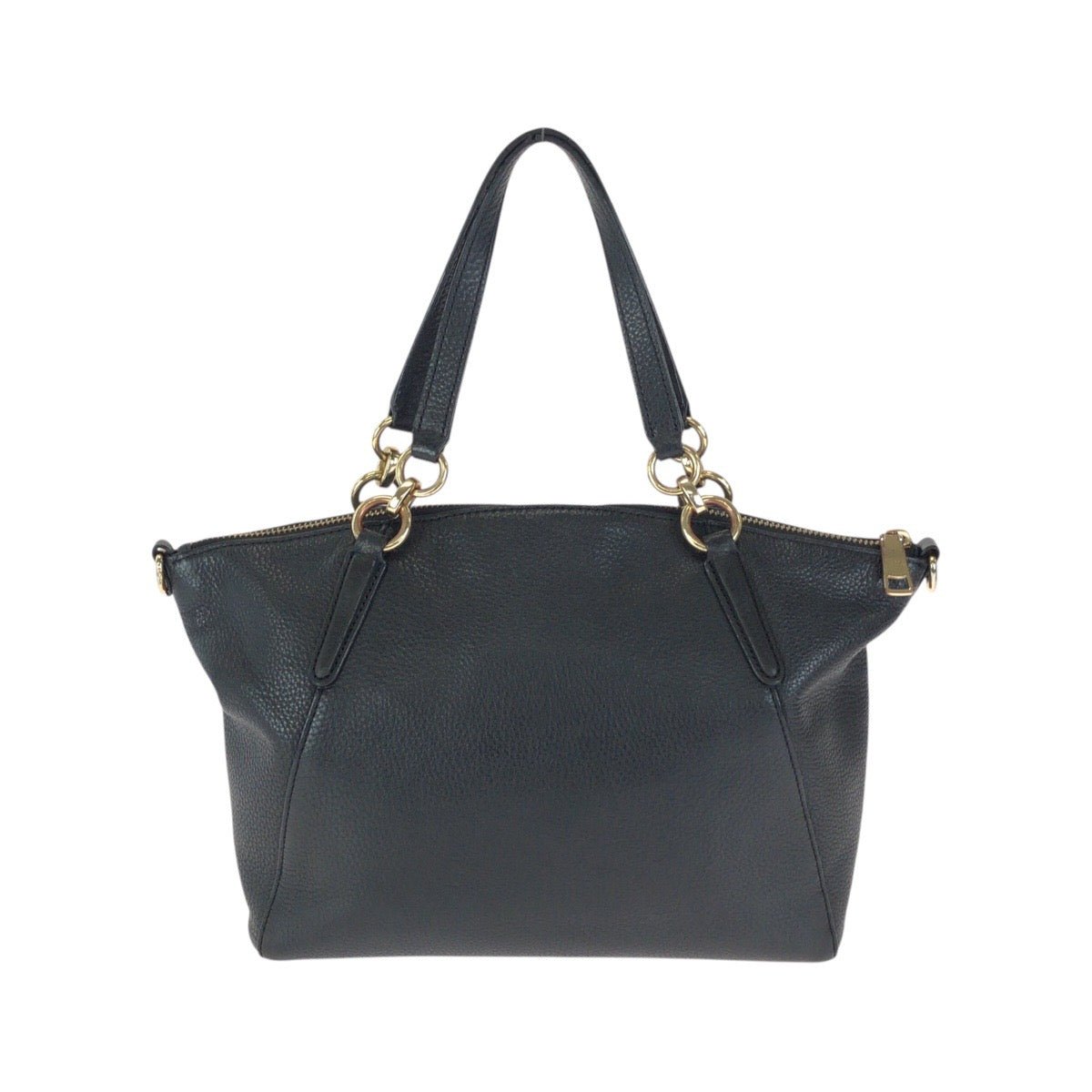 24617
COACH コーチ スモールケルシー ブラック 黒 ゴールド金具 レザー F28993 トートバッグ ハンドバッグ レディース AB7