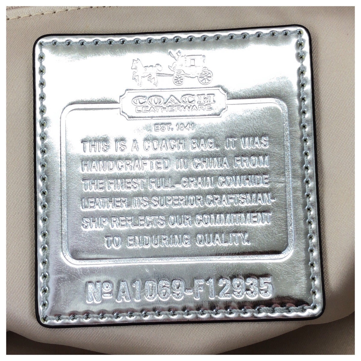 24620
COACH コーチ マディソン レザージュリアン 2way ピンク シルバー金具 レザー F12935 ショルダーバッグ トートバッグ レディース AB7