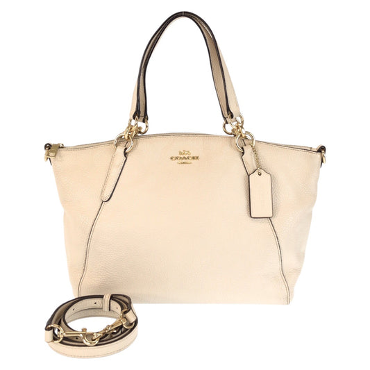24621
COACH コーチ 2way オフホワイト ゴールド金具 レザー F28993 ハンドバッグ ショルダーバッグ レディース AB7