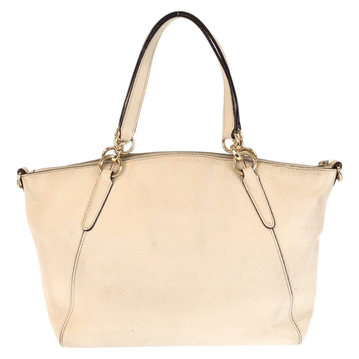 24621
COACH コーチ 2way オフホワイト ゴールド金具 レザー F28993 ハンドバッグ ショルダーバッグ レディース AB7