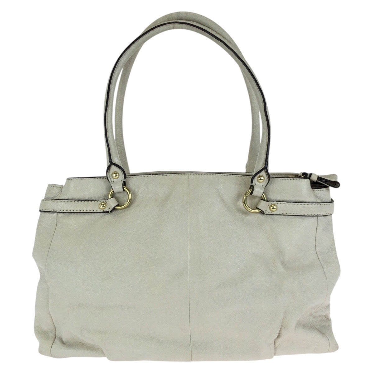 24622
COACH コーチ マディソン カラ キャリーオール オフホワイト ゴールド金具 レザー 22262 トートバッグ ショルダーバッグ レディース ABP10
