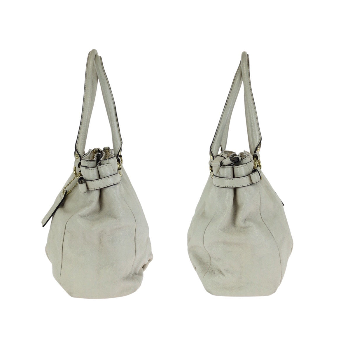 24622
COACH コーチ マディソン カラ キャリーオール オフホワイト ゴールド金具 レザー 22262 トートバッグ ショルダーバッグ レディース ABP10