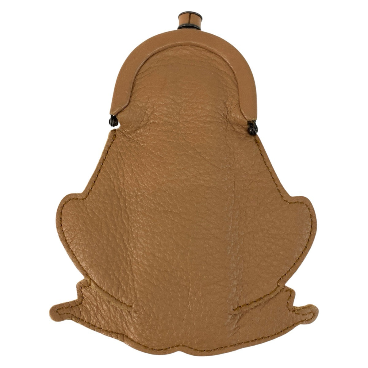 24630
BOTTEGAVENETA ボッテガヴェネタ カエル ブラウン レザー コインケース 小銭入れ レディース ABP18