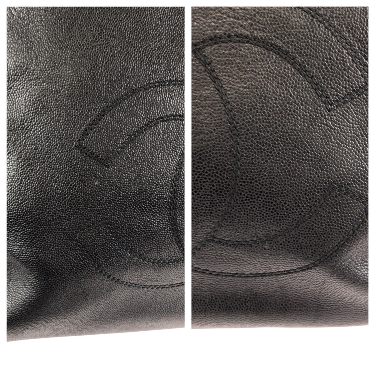 24631
CHANEL シャネル ヴィンテージ ココマーク マーブルチェーン ブラック 黒 キャビアスキン トートバッグ ショルダーバッグ レディース ABP