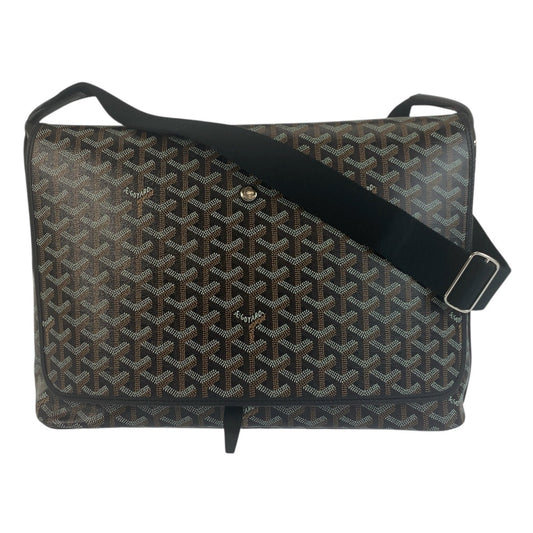 24633
GOYARD ゴヤール カペシアンMM ブラック 黒 PVC ショルダーバッグ メッセンジャーバッグ メンズ S