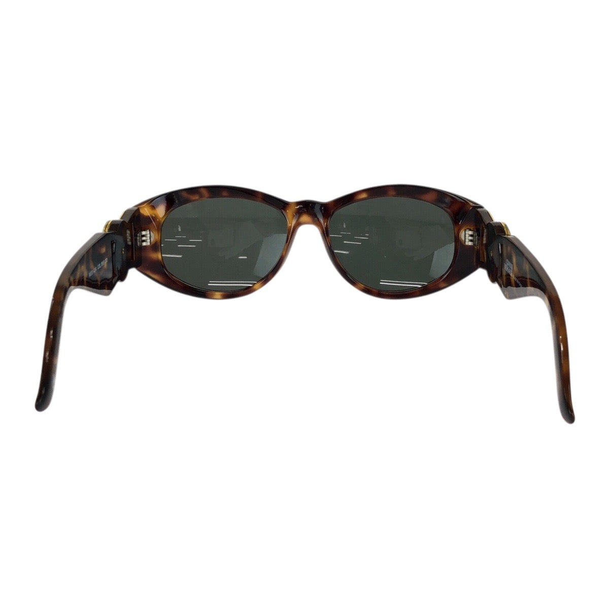 24644
VERSACE ヴェルサーチ ヴィンテージ メデューサ ハバナ ブラウン ゴールド金具 プラスチック / メタル MOD.424 サングラス 男女兼用 オーバル レディース ABP21